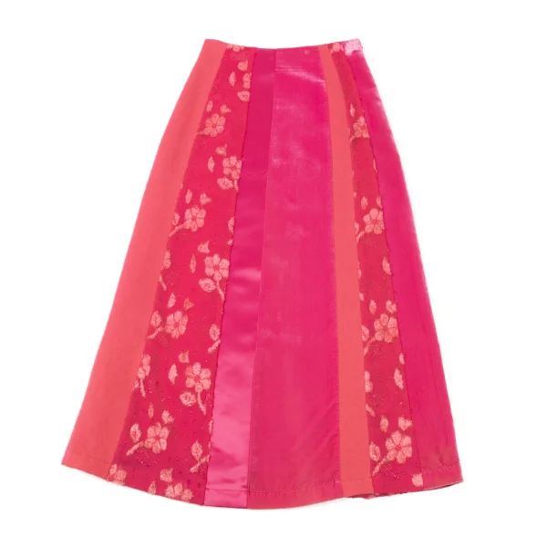 tricot COMME des GARCONS Mixed Material Paneling Skirt K-175987_002
