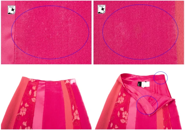 tricot COMME des GARCONS Mixed Material Paneling Skirt K-175987_004
