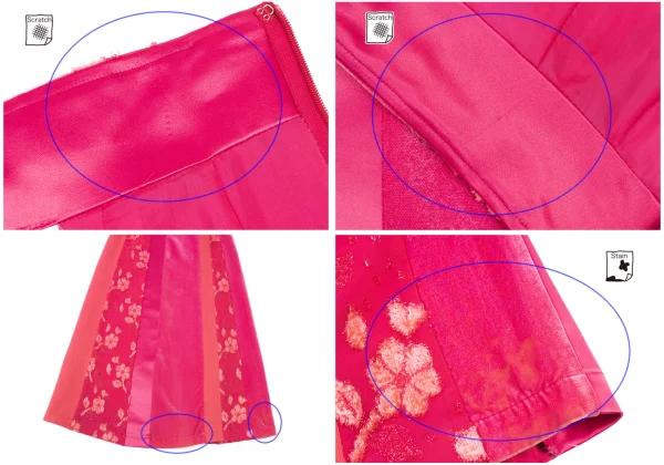 tricot COMME des GARCONS Mixed Material Paneling Skirt K-175987_005