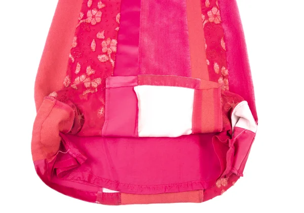 tricot COMME des GARCONS Mixed Material Paneling Skirt K-175987_006