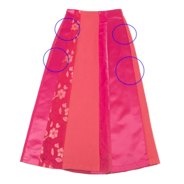 tricot COMME des GARCONS Mixed Material Paneling Skirt K-175987_009
