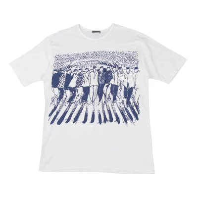 ISSEY MIYAKE MEN×Tomio Mohri Tomio Mōri Drawing Print T-Shirt