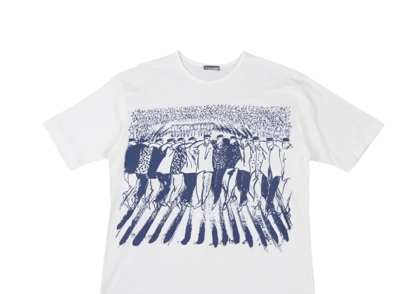 ISSEY MIYAKE MEN×Tomio Mohri Tomio Mōri Drawing Print T-Shirt K-175988_002