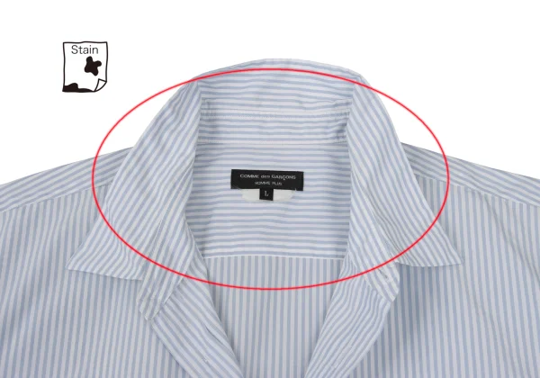 COMME des GARCONS HOMME PLUS Cotton Cut Sleeve Shirt K-175989_008