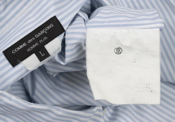 COMME des GARCONS HOMME PLUS Cotton Cut Sleeve Shirt K-175989_019