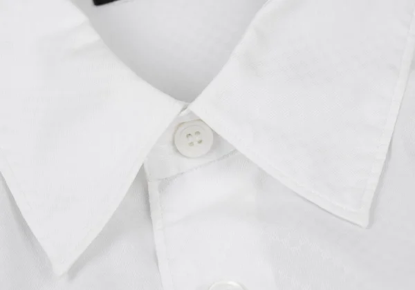 COMME des GARCONS HOMME PLUS Check Weave Pintuck Design Short Sleeved Shirt  K-175990_008