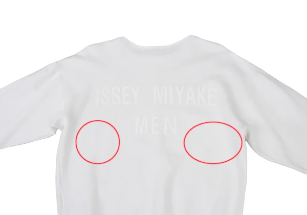 ISSEY MIYAKE MEN Back Logo Printed Cotton Sweatshirt  K-175992_002
