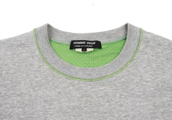 COMME des GARCONS HOMME DEUX Cotton Color Stitch Sweat Shirt K-175993_005