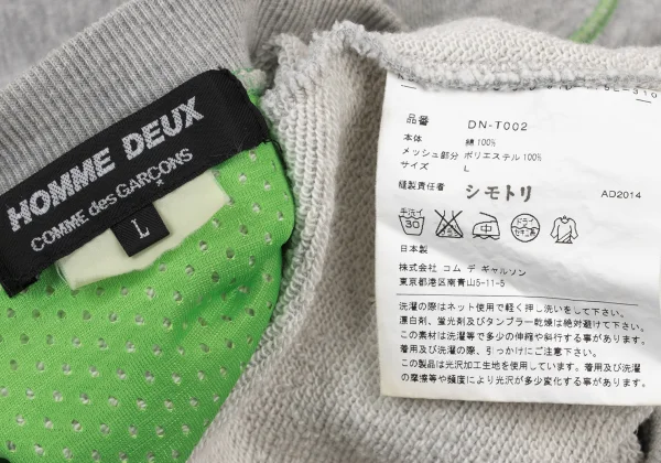 COMME des GARCONS HOMME DEUX Cotton Color Stitch Sweat Shirt K-175993_020