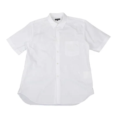 COMME des GARCONS HOMME PLUS Logo Embroidered Short Sleeve Shirt