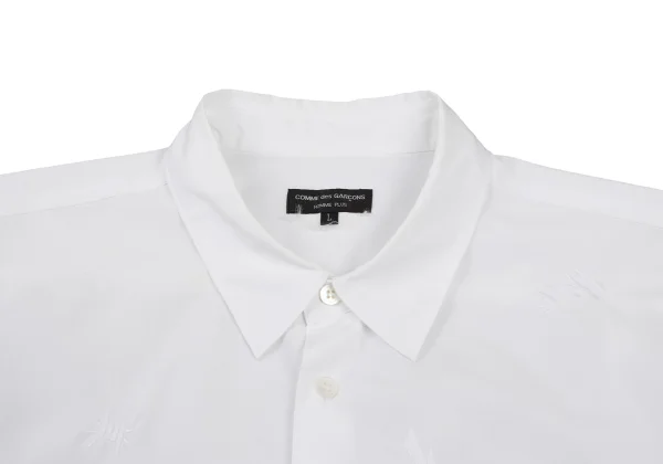 COMME des GARCONS HOMME PLUS Logo Embroidered Short Sleeve Shirt K-175995_005