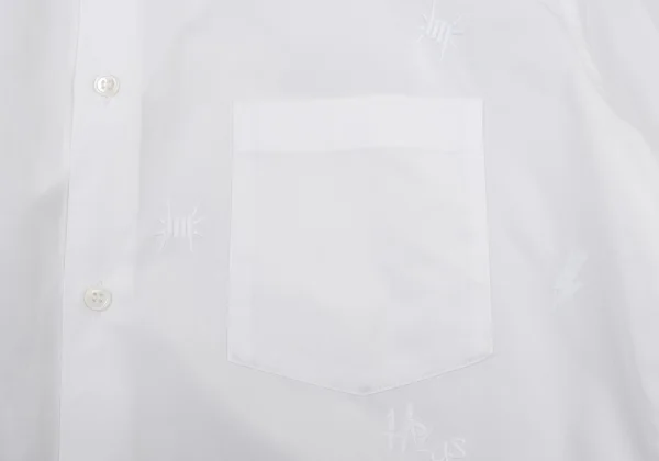 COMME des GARCONS HOMME PLUS Logo Embroidered Short Sleeve Shirt K-175995_008