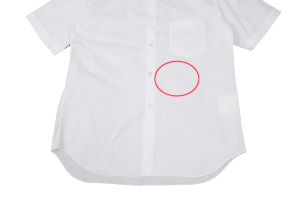 COMME des GARCONS HOMME PLUS Logo Embroidered Short Sleeve Shirt K-175995_010