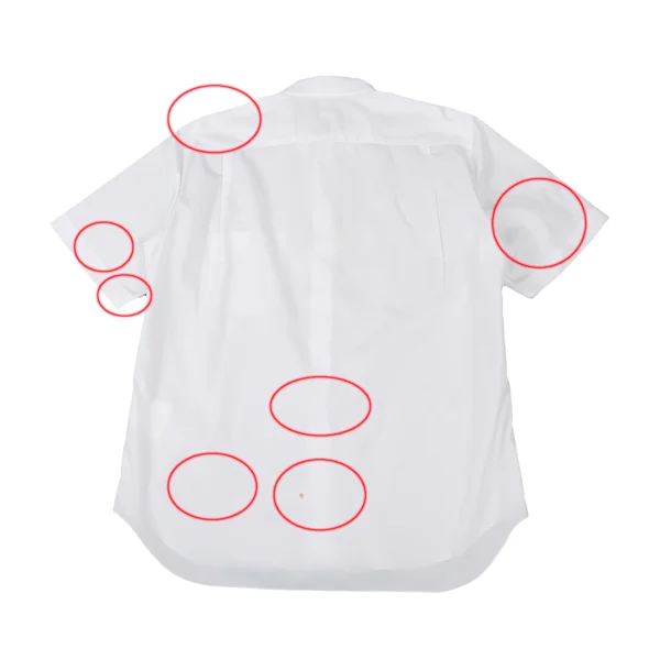 COMME des GARCONS HOMME PLUS Logo Embroidered Short Sleeve Shirt K-175995_015