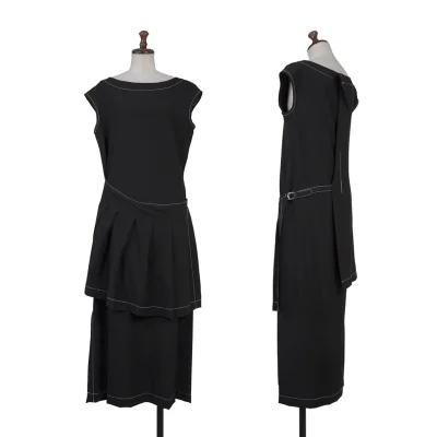 tricot COMME des GARCONS Wool Skirt Design Sleeveless Dress