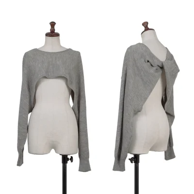 tricot COMME des GARCONS Back Twisted Wool Knit Bolero