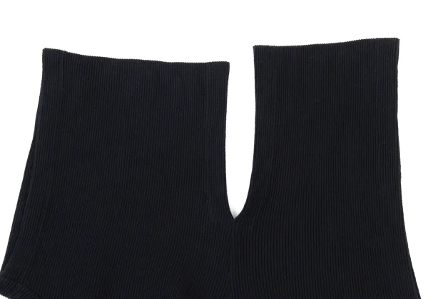 tricot COMME des GARCONS Cotton Stretch Drape V-neck Knit Vest K-176004_003