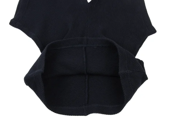 tricot COMME des GARCONS Cotton Stretch Drape V-neck Knit Vest K-176004_006