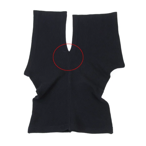 tricot COMME des GARCONS Cotton Stretch Drape V-neck Knit Vest K-176004_007