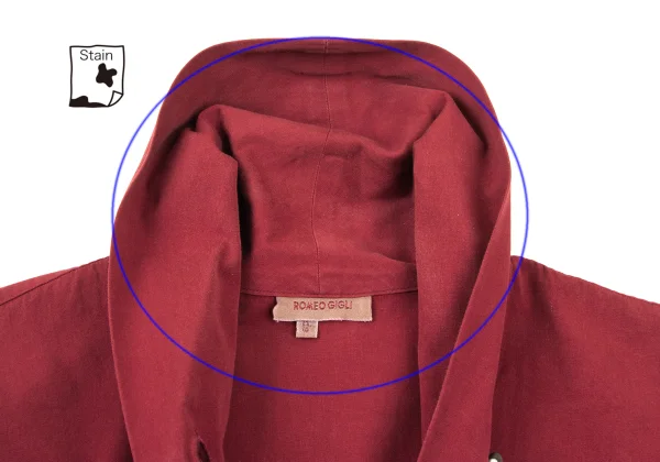 ROMEO GIGLI Cotton Shawl Collar Shirt K-176007_004