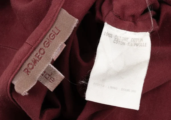 ROMEO GIGLI Cotton Shawl Collar Shirt K-176007_018