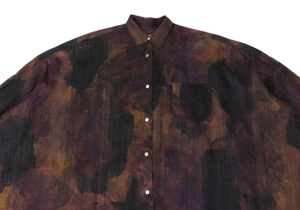 ROMEO GIGLI Watercolor Print Loose-fit Shirt K-176009_003