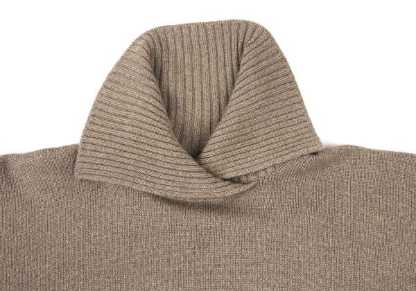 ROMEO GIGLI Wool Asymmetry-Collar Knit Top K-176010_004