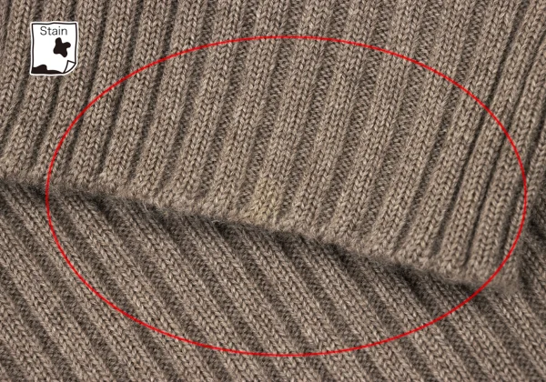 ROMEO GIGLI Wool Asymmetry-Collar Knit Top K-176010_007