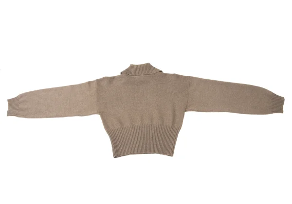 ROMEO GIGLI Wool Asymmetry-Collar Knit Top K-176010_010
