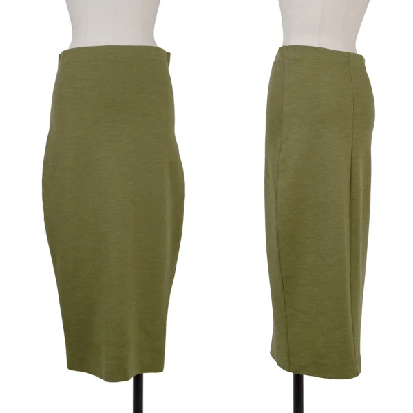 ROMEO GIGLI Side Voluminous-Silhouette Knit Skirt Light Green 63-90 K-176011_001
