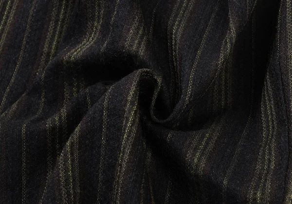 ROMEO GIGLI Wool Blend Striped Weave Cropped Pants K-176012_007