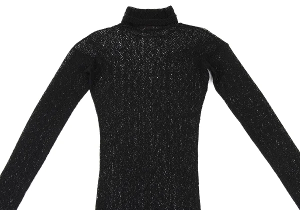 ROMEO GIGLI Mesh Stretch Turtleneck Dress K-176013_003