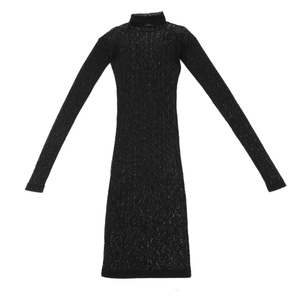 ROMEO GIGLI Mesh Stretch Turtleneck Dress K-176013_010