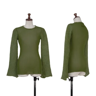 Jean Paul GAULTIER MAILLE Mesh Knit Paneling Top