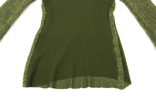 Jean Paul GAULTIER MAILLE Mesh Knit Paneling Top K-176016_006