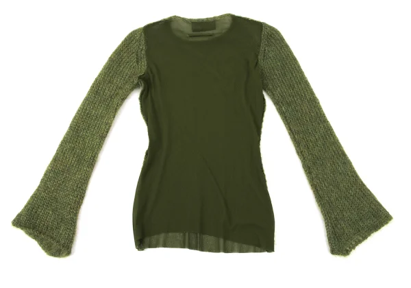 Jean Paul GAULTIER MAILLE Mesh Knit Paneling Top K-176016_008