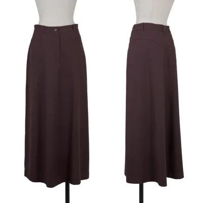 HELMUT LANG Poly Rayon Long Skirt