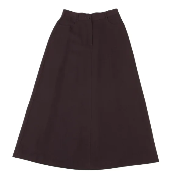 HELMUT LANG Poly Rayon Long Skirt K-176017_002