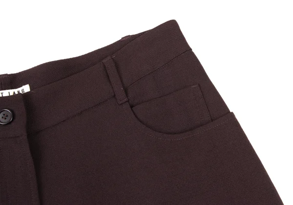 HELMUT LANG Poly Rayon Long Skirt K-176017_009