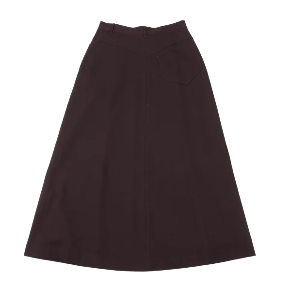 HELMUT LANG Poly Rayon Long Skirt K-176017_016