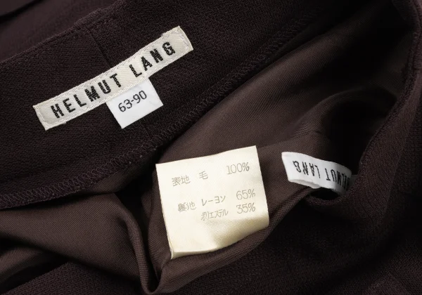 HELMUT LANG Poly Rayon Long Skirt K-176017_020