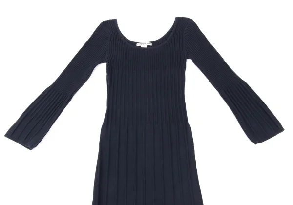 VIVIENNETAM Ribbed Cotton Long Dress K-176020_003
