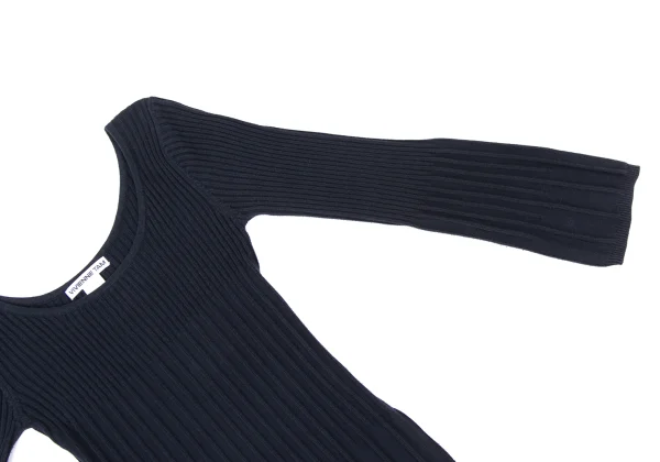 VIVIENNETAM Ribbed Cotton Long Dress K-176020_006