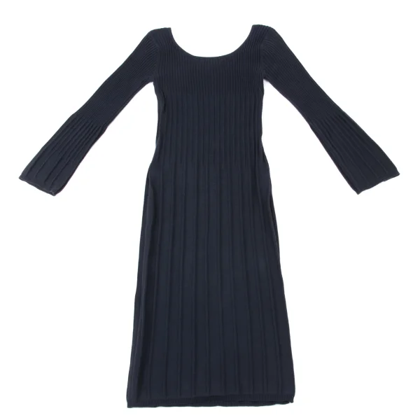 VIVIENNETAM Ribbed Cotton Long Dress K-176020_011