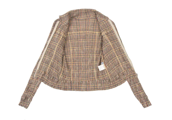 TSUMORI CHISATO Check Pleated Zip Front Top K-176021_010