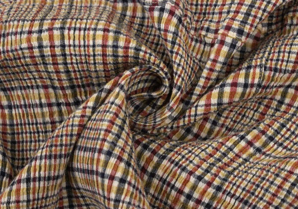 TSUMORI CHISATO Check Pleated Zip Front Top K-176021_012