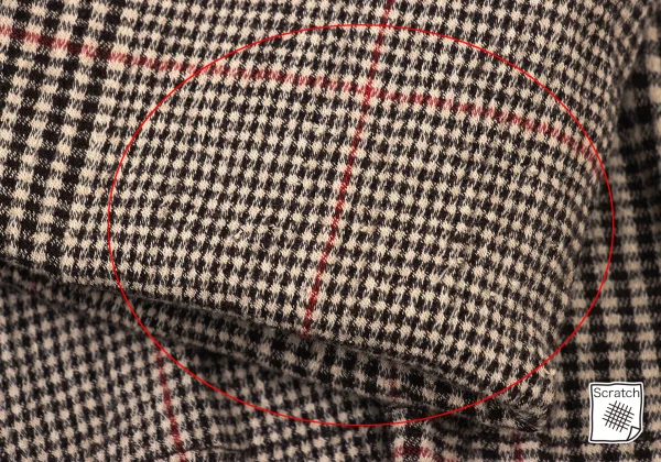TSUMORI CHISATO Plaid Pleated Sailor Collar Top K-176022_008