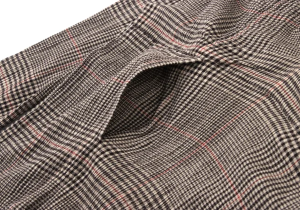 TSUMORI CHISATO Plaid Pleated Sailor Collar Top K-176022_010