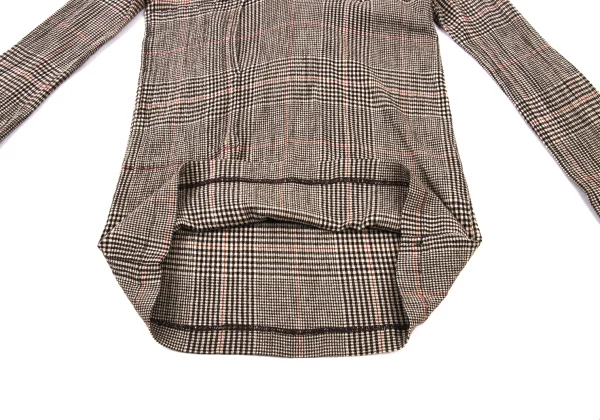 TSUMORI CHISATO Plaid Pleated Sailor Collar Top K-176022_011