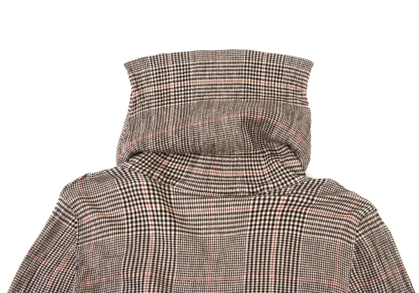 TSUMORI CHISATO Plaid Pleated Sailor Collar Top K-176022_013